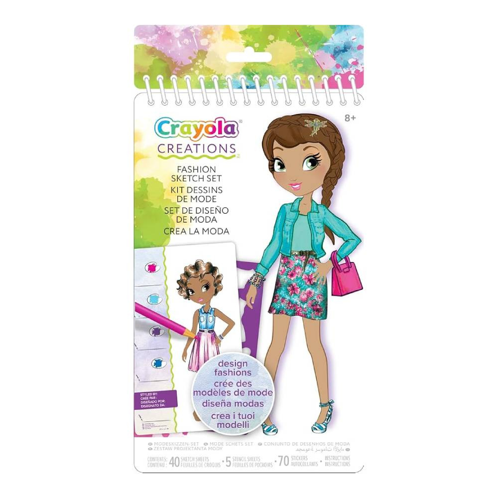 Crayola Crayola Creations Compact Fashion Sketch Set | CY040476 - Home & Kitchen - Lebanon