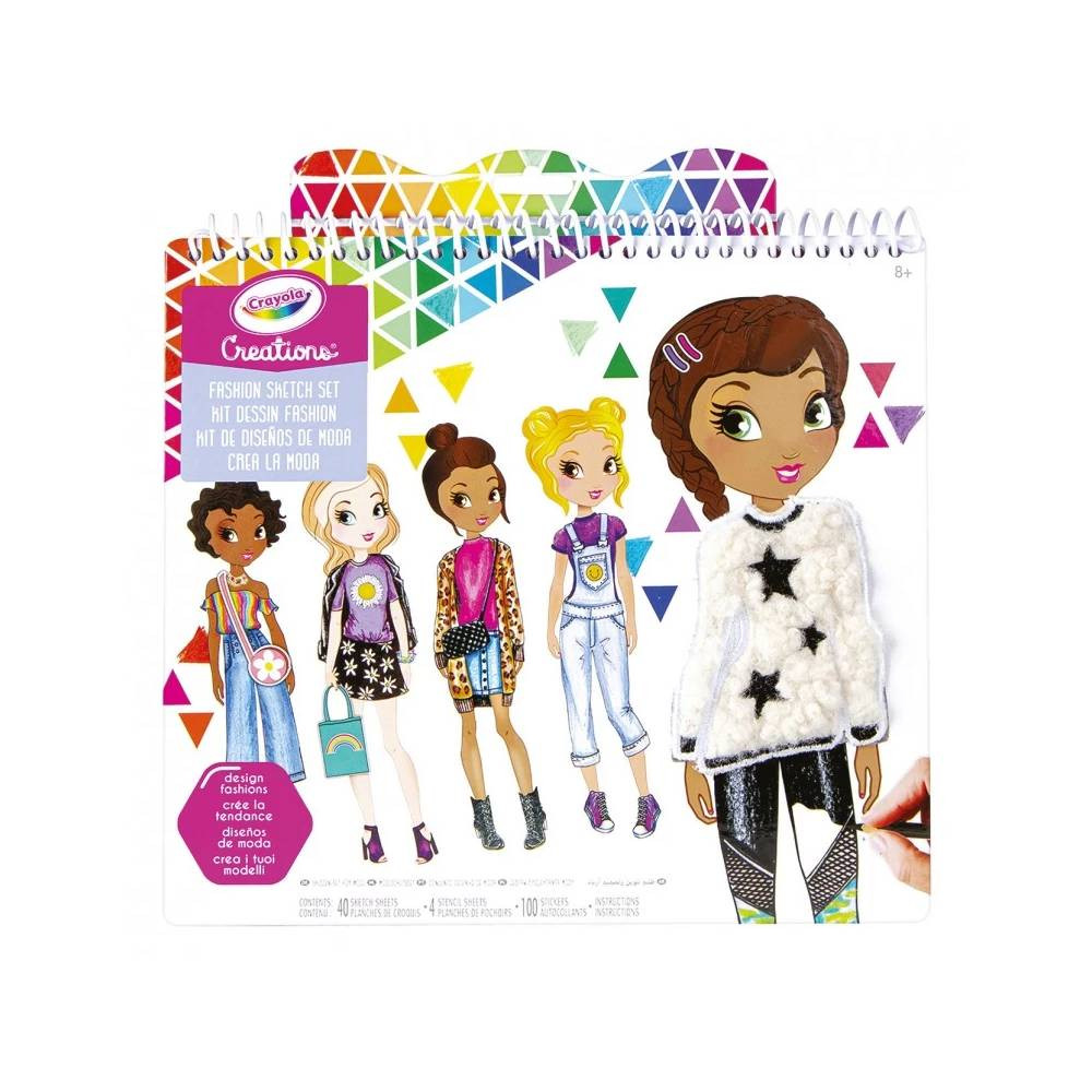 Crayola Crayola Creations Fashion Sketch Set | CY041178 - Home & Kitchen - Lebanon