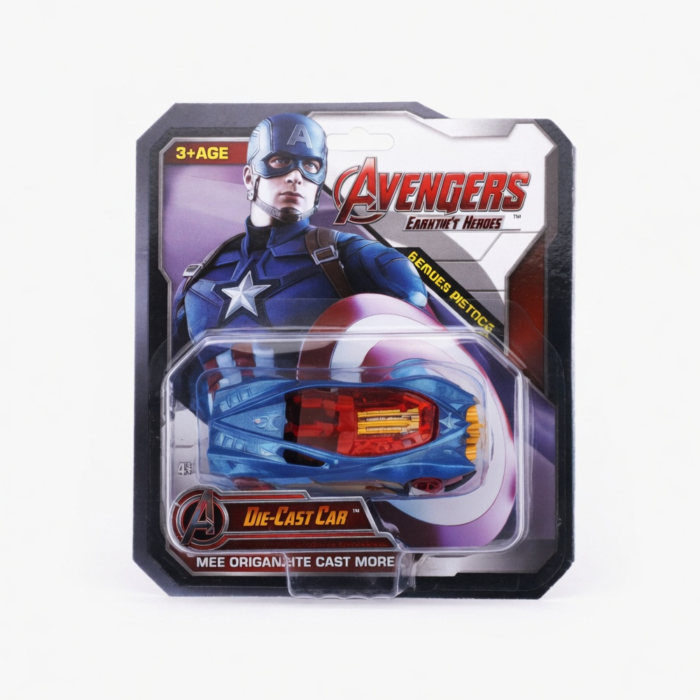 undefined Avengers Die-Cast Car – Captain Marvel Edition Mini Superhero Vehicle | 060-2 - Other - Lebanon