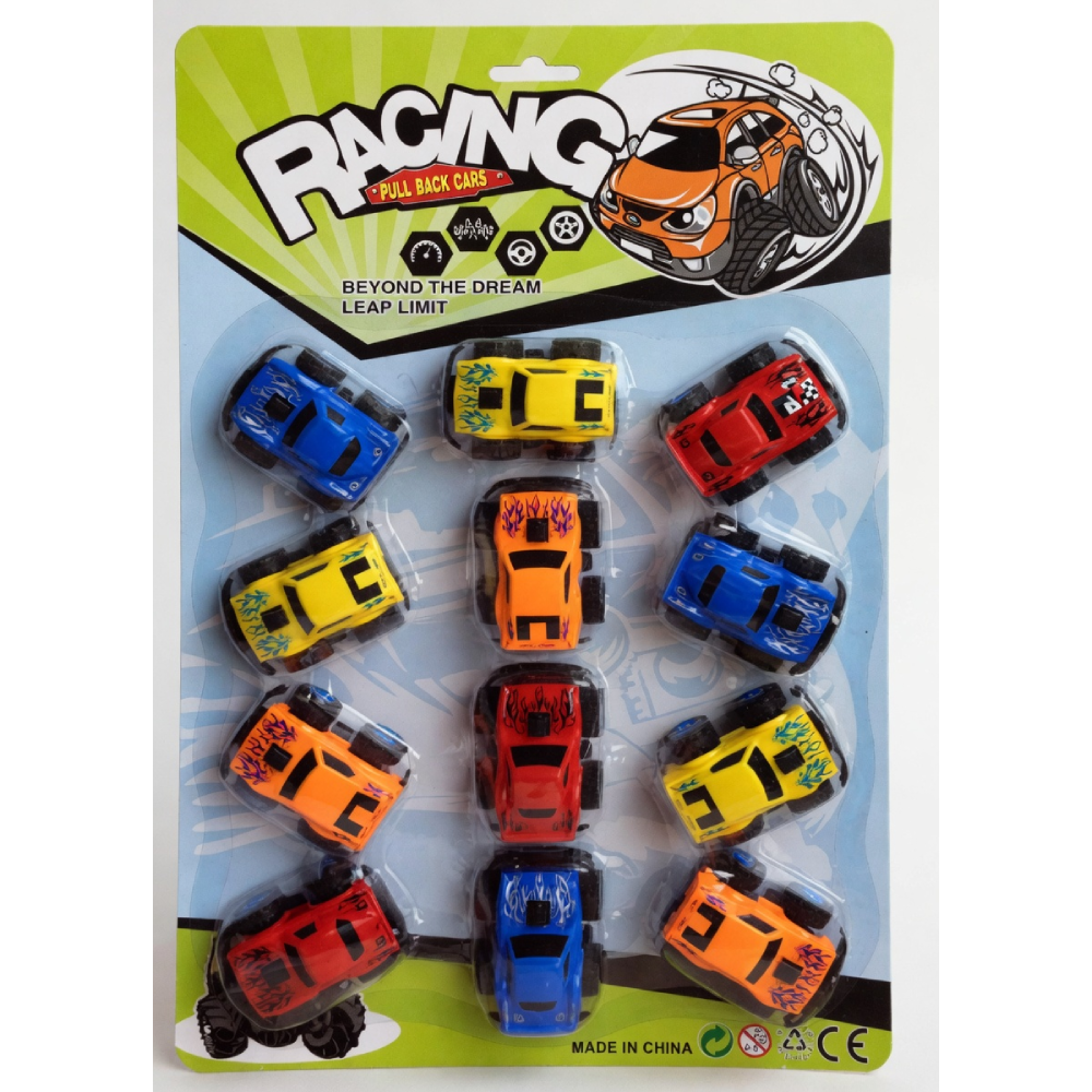 Racing Pull Back Cars Set – Mini Off-Road Vehicles Pack (12 PCS) | 30033A-12B - Toys & Games - Lebanon