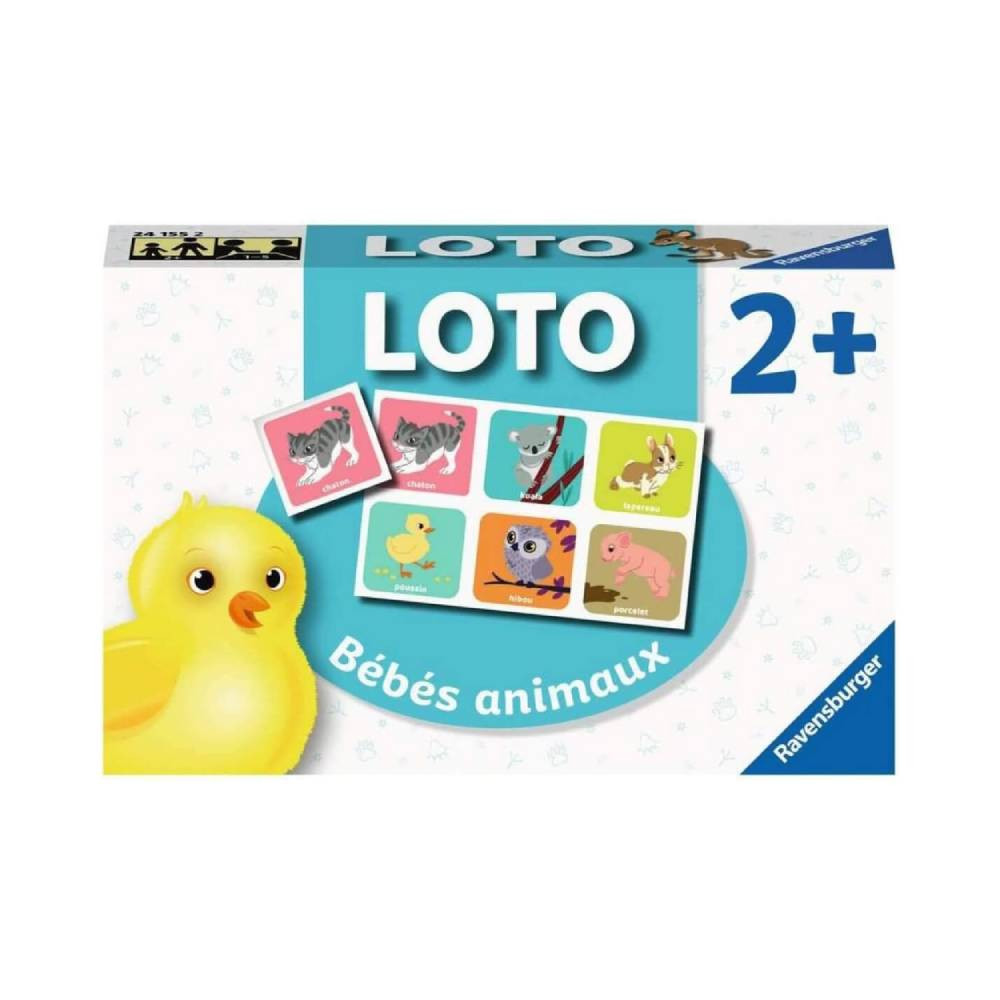 Ravensburger Ravensburger Loto Les Bébés Animaux 18 Pieces | RV24155-2 - Toys & Games - Lebanon