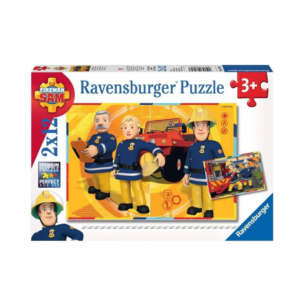 Ravensburger Ravensburger Sam in Action 2x12 Pieces Puzzle Set | RV07584-3 - Toys & Games - Lebanon