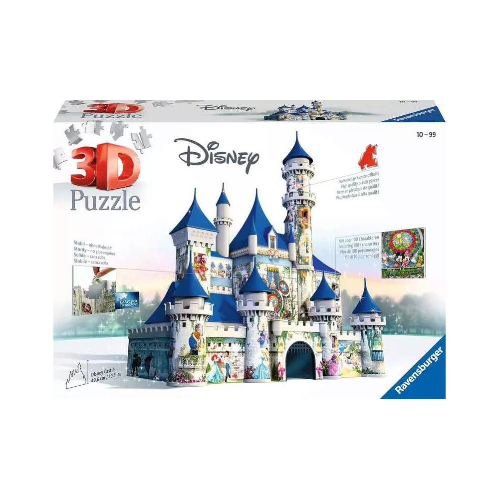 Ravensburger Ravensburger Disney Castle 3D Puzzle 216 Pieces | RV12587-6 - Toys & Games - Lebanon