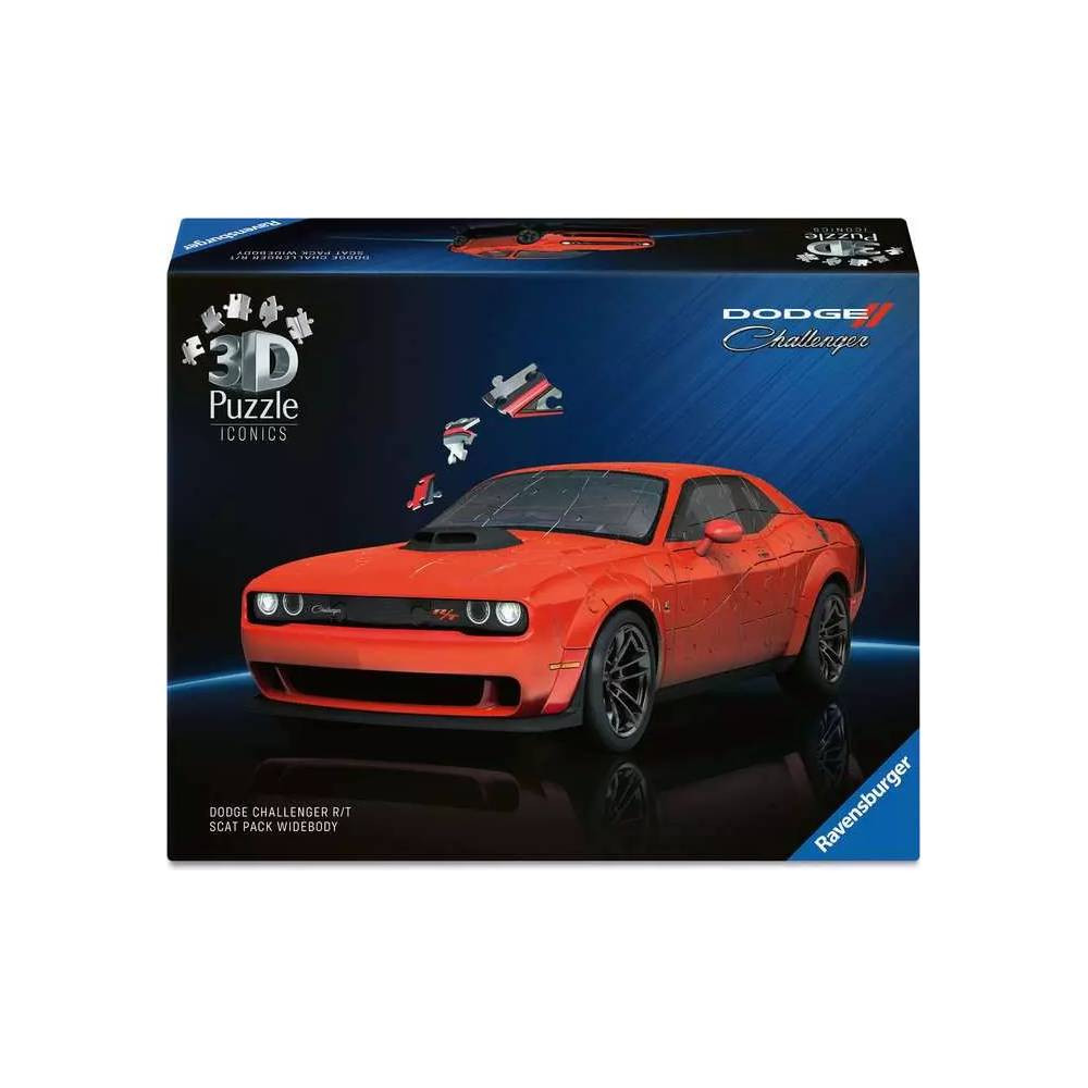 Ravensburger Ravensburger Iconics Dodge Challenger R/T 3D Puzzle 108 Pieces | RV12008036 - Toys & Games - Lebanon