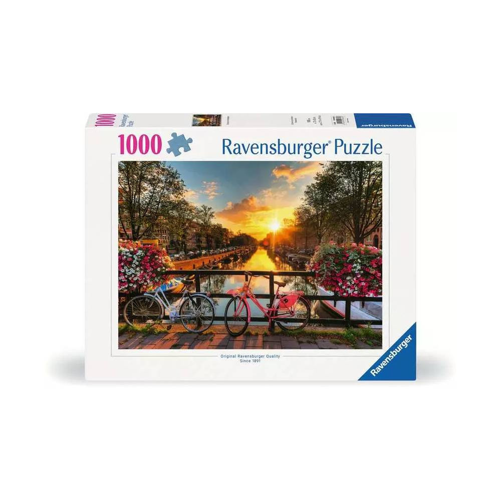 Ravensburger Ravensburger Bicycles in Amsterdam 1000 Pieces Puzzle | RV12000662 - Toys & Games - Lebanon