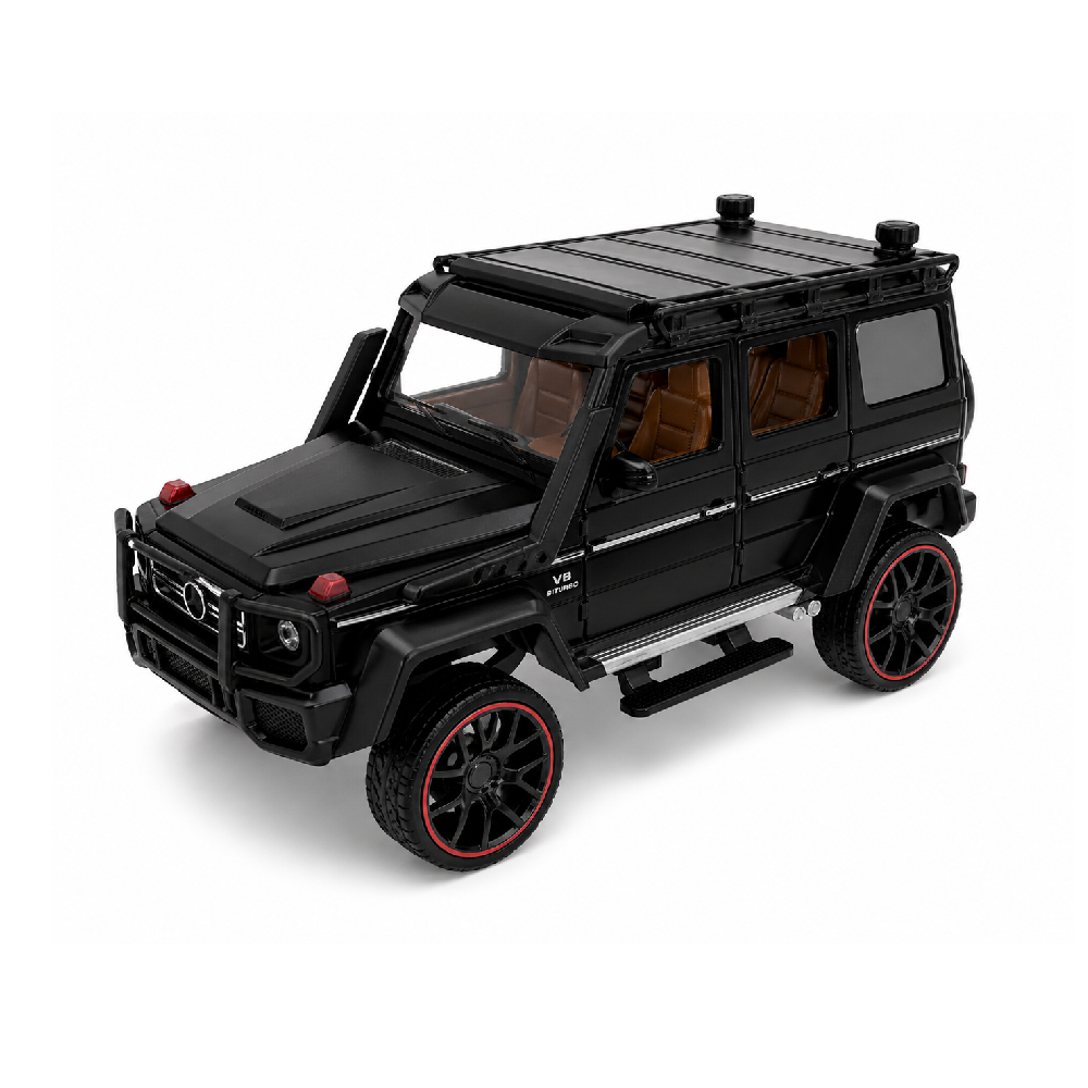 Luxury SUV Toy Car – Black G-Class Style Die-Cast Model with Open Doors | HCL-901 - Toys & Games - Lebanon