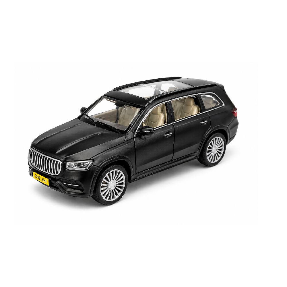 Luxury SUV Toy Car – Black Die-Cast Model with Lights, Sound & Open Doors | HCL-905 - Toys & Games - Lebanon