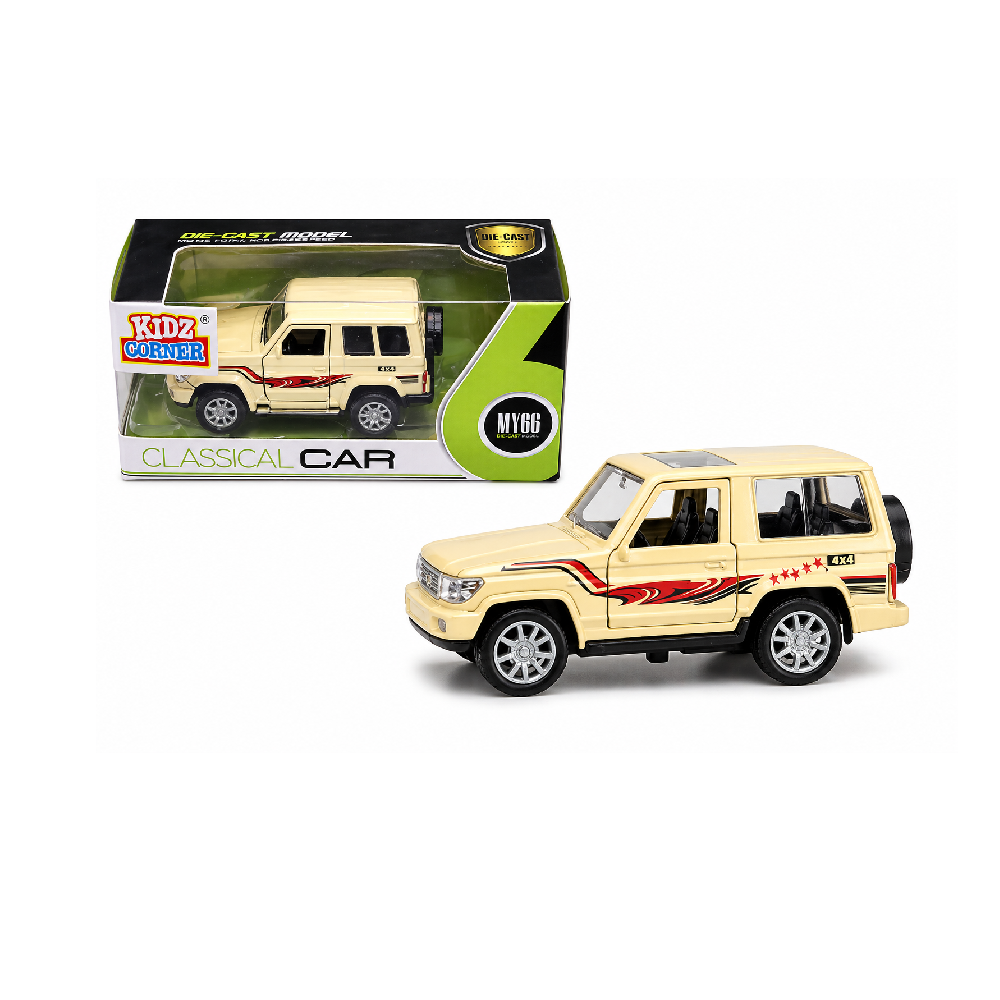 Classic SUV Toy Car – Beige Die-Cast Off-Road Model | MY66-D1212 - Toys & Games - Lebanon