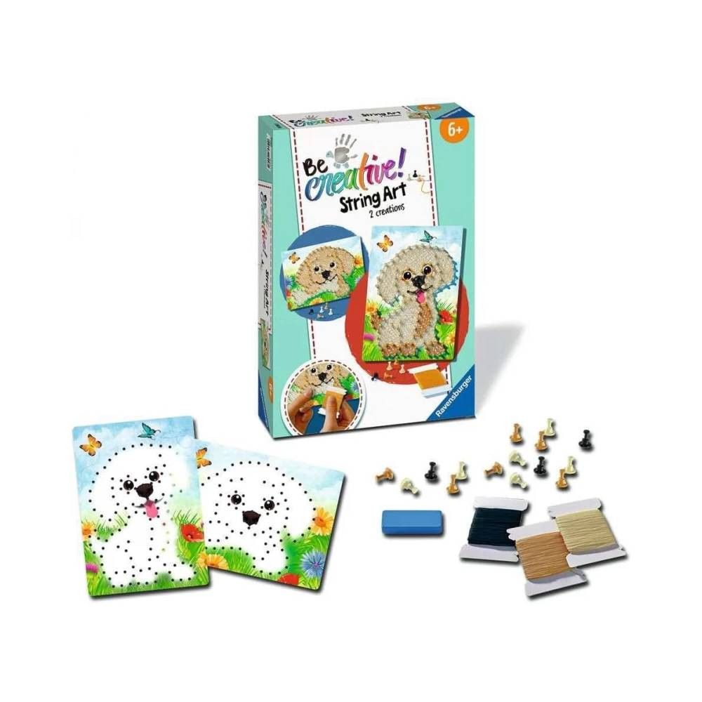 Ravensburger Ravensburger BeCreative String Art Dogs Craft Kit | RV18243-5 - Toys & Games - Lebanon