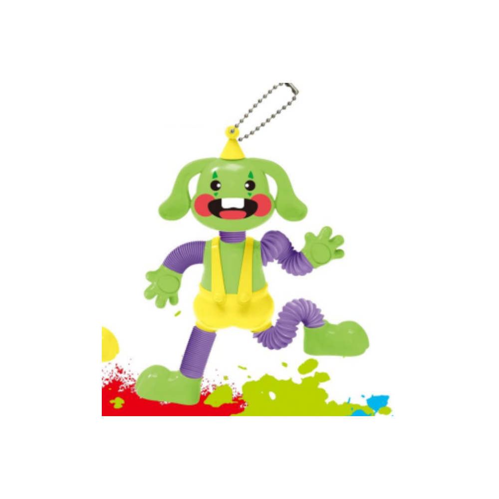 Stretchy Funny Dog Keychain Toy - green | SS-6123/5/7/9 - Toys & Games - Lebanon