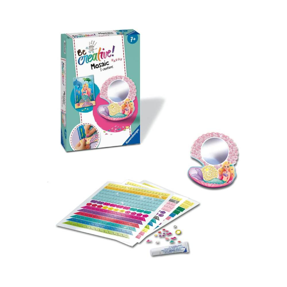 Ravensburger Ravensburger BeCreative Mosaic Mermaid Craft Kit | RV18239-8 - Toys & Games - Lebanon