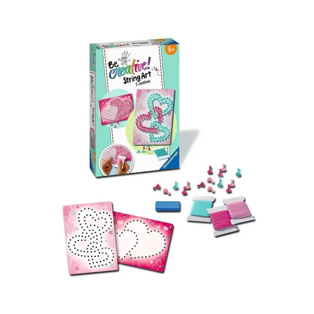 Ravensburger Ravensburger BeCreative String Art Heart Craft Kit | RV18242-8 - Toys & Games - Lebanon