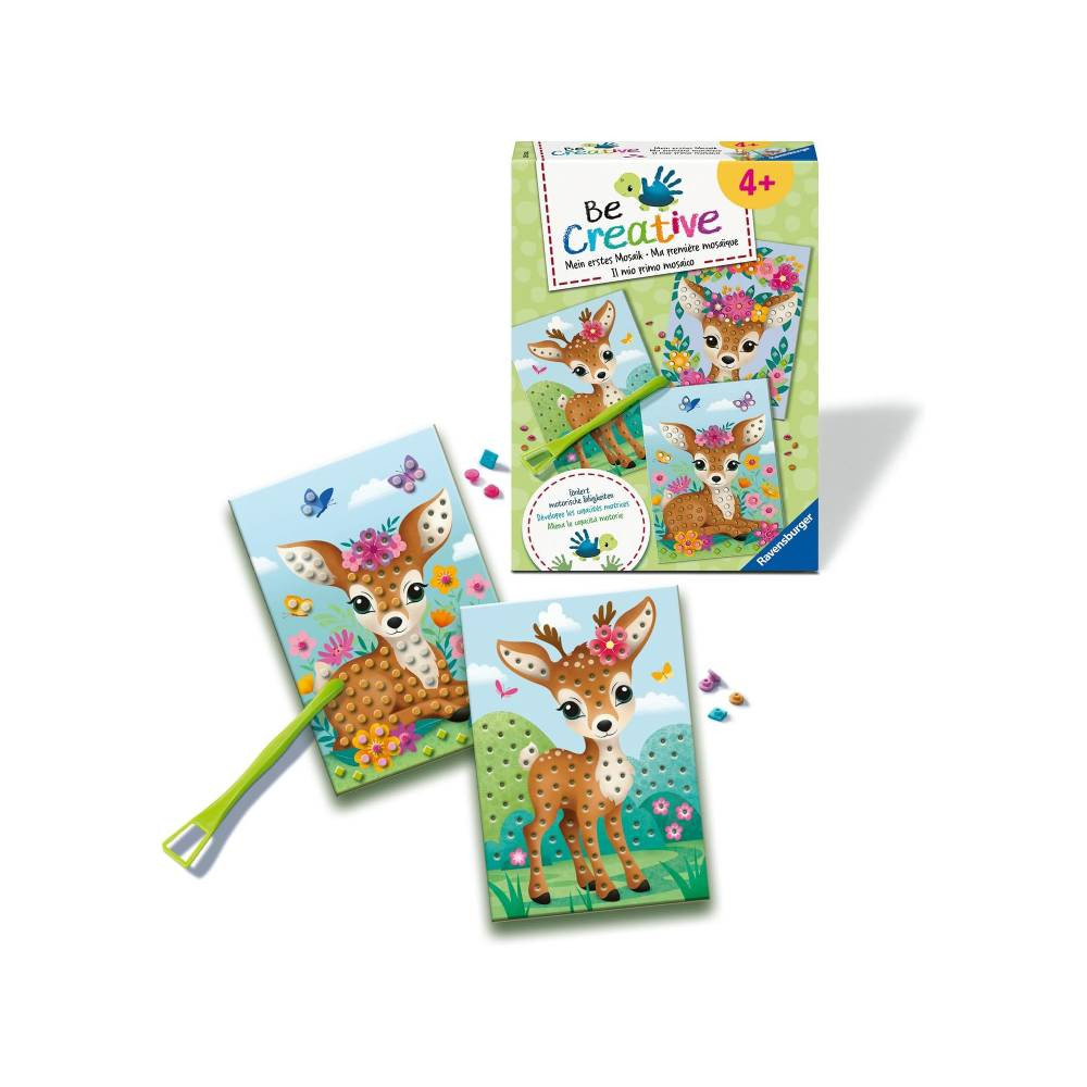 Ravensburger Ravensburger BeCreative Mosaic My Bambi Craft Kit | RV25534-4 - Toys & Games - Lebanon