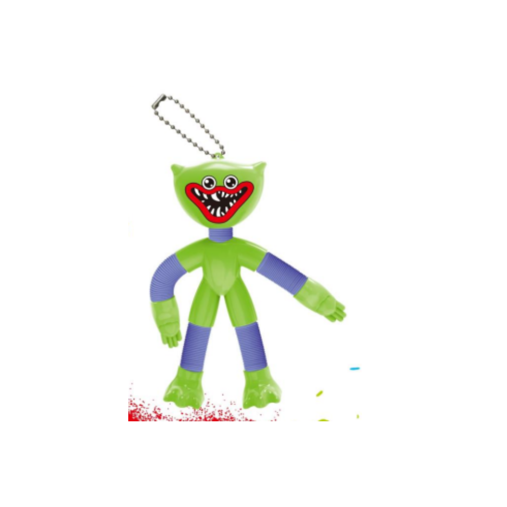 Stretchy Monster Keychain Toy - green | SS-6123/5/7/9 - Toys & Games - Lebanon