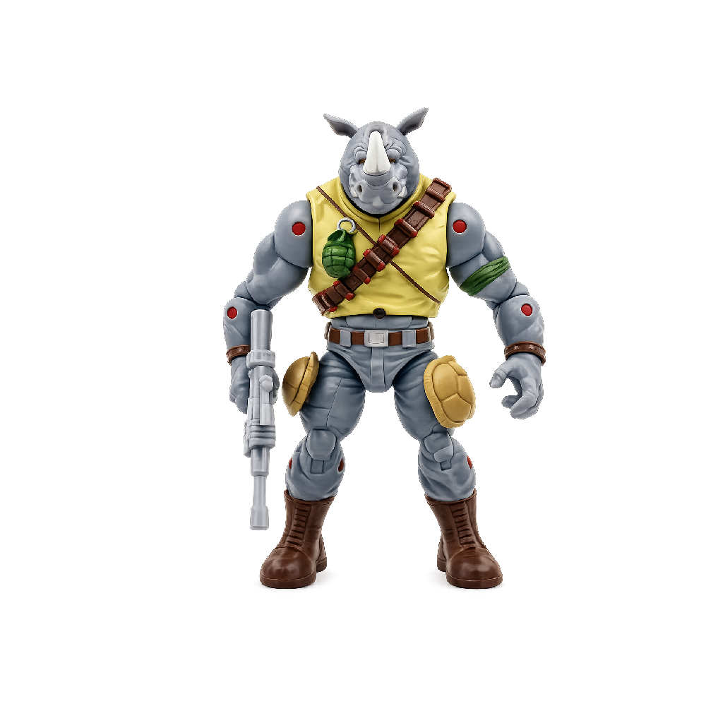 TMNT Action Figure – Rocksteady Character Toy with Accessories | 16644 - Toys & Games - Lebanon