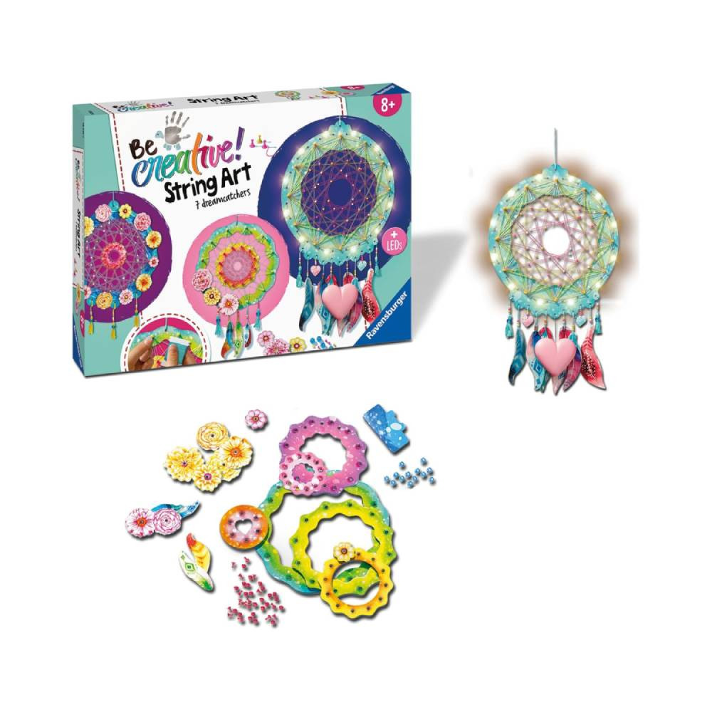 Ravensburger Ravensburger BeCreative String Art Dreamcatcher Craft Kit | RV18235-0 - Toys & Games - Lebanon