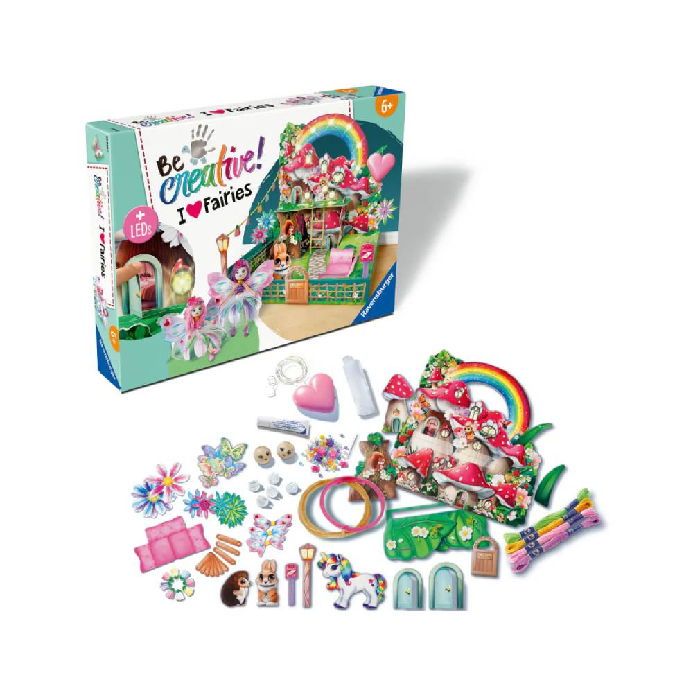 Ravensburger Ravensburger BeCreative I Love Fairies Craft Kit | RV25869-7 - Toys & Games - Lebanon
