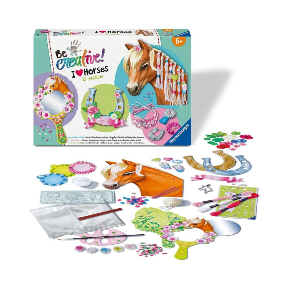 Ravensburger Ravensburger BeCreative Horses Craft Kit | RV23751-7 - Toys & Games - Lebanon
