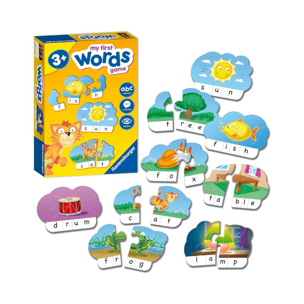 Ravensburger Ravensburger My First Words Learning Puzzle Game | RV20807-4 - Toys & Games - Lebanon