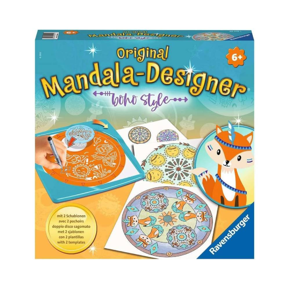 Ravensburger Ravensburger Midi Mandala-Designer Boho Style Drawing Kit | RV20019-1 - Toys & Games - Lebanon