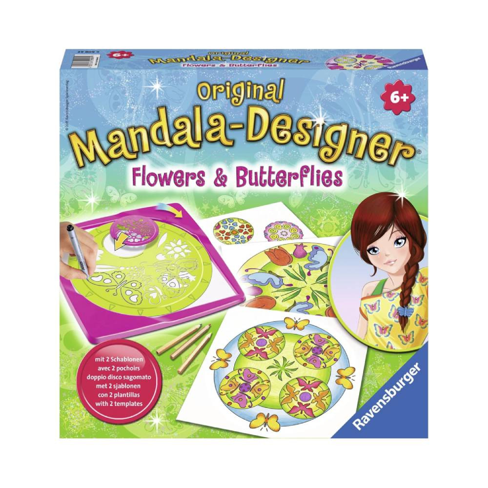 Ravensburger Ravensburger Mandala Designer Flowers & Butterflies Drawing Kit | RV29809-9 - Toys & Games - Lebanon