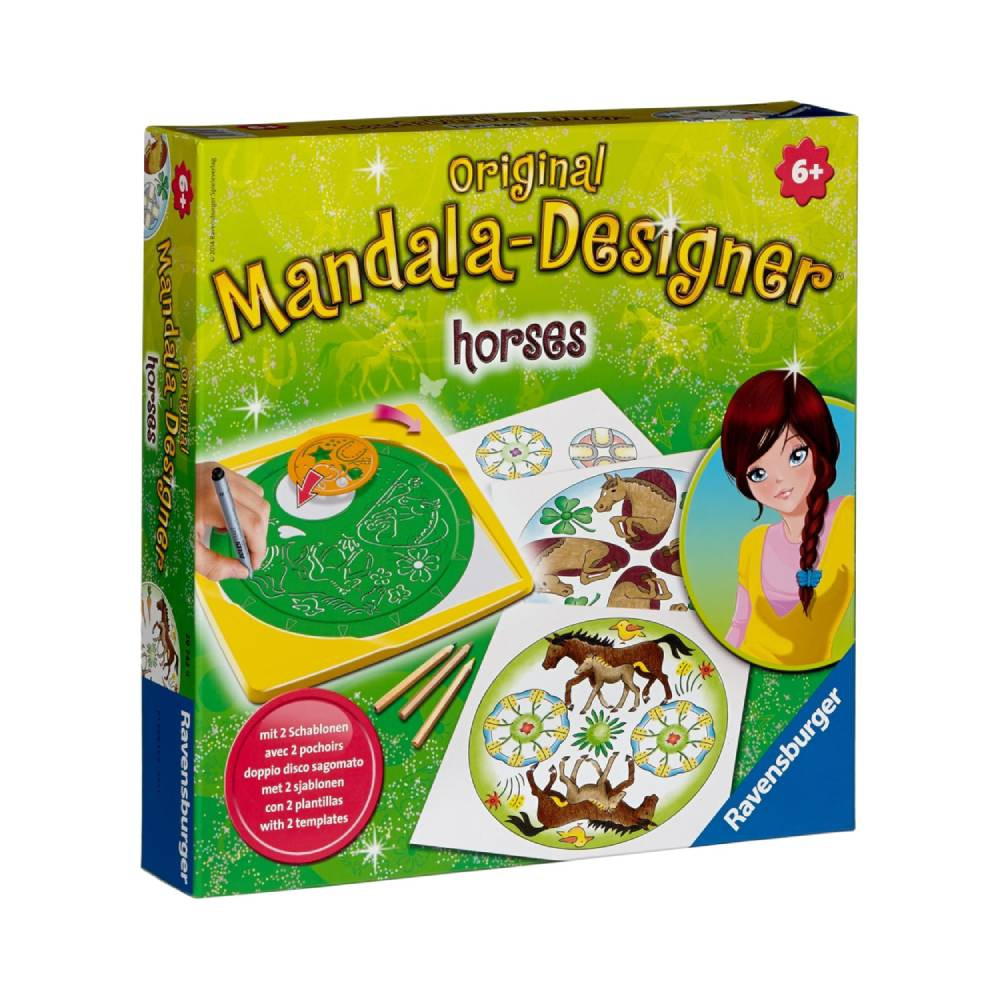 Ravensburger Ravensburger Mandala Designer Horses Drawing Kit | RV29742-9 - Toys & Games - Lebanon