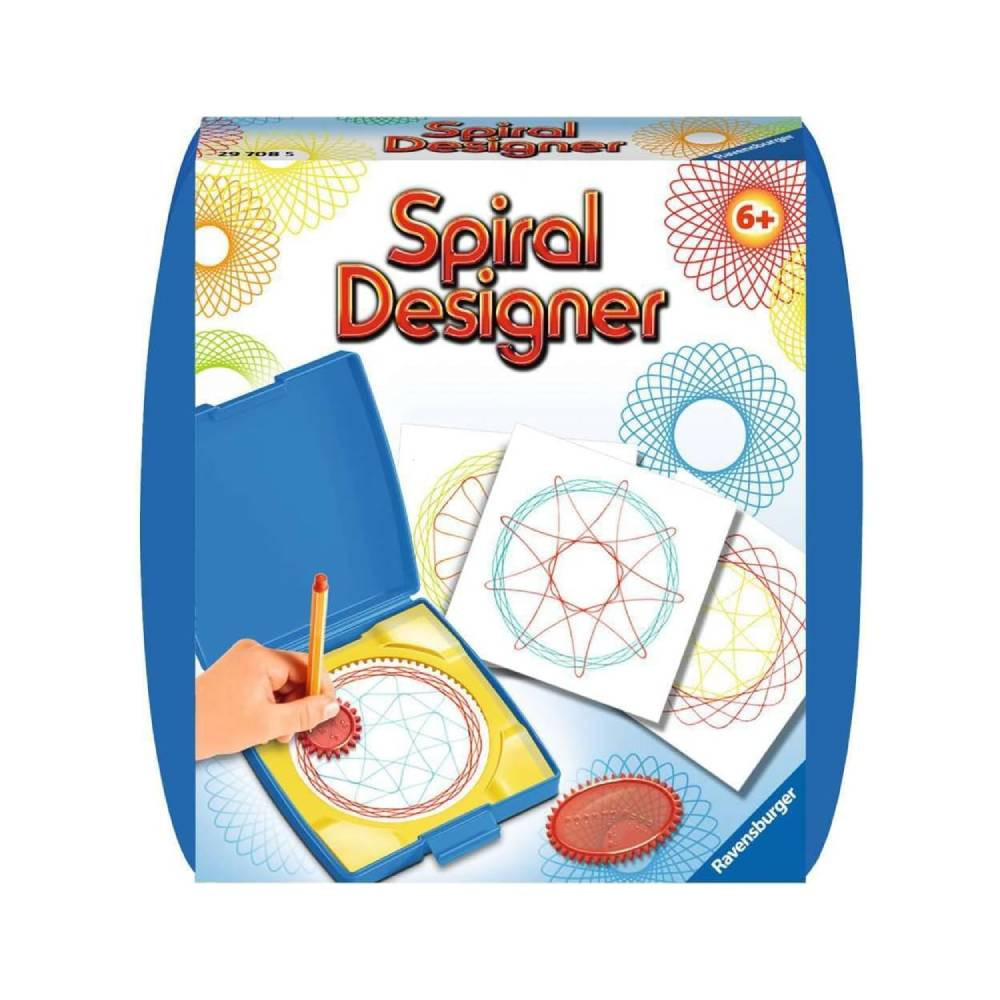 Ravensburger Ravensburger Mini Spiral Designer Blue Drawing Kit | RV29708-5 - Toys & Games - Lebanon