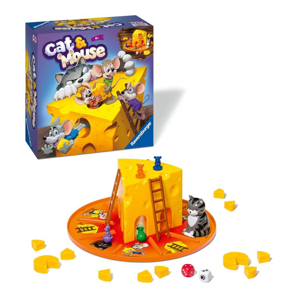 Ravensburger Ravensburger Cat & Mouse Board Game EN/F | RV24558-1 - Computers & Tech - Lebanon