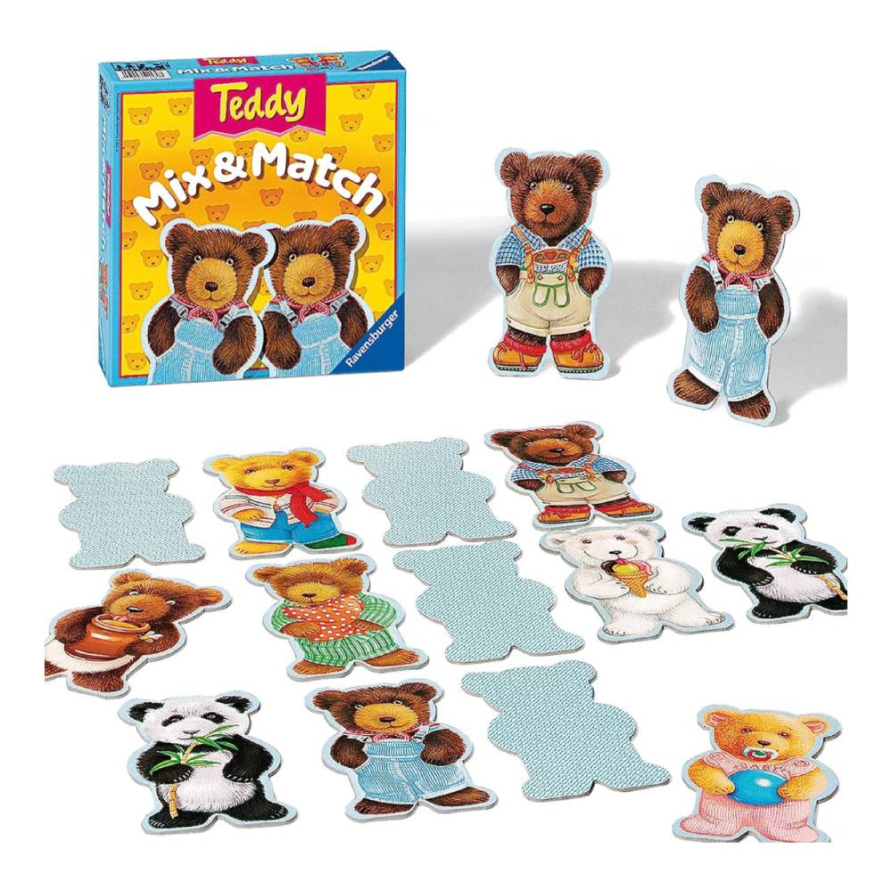 Ravensburger Ravensburger Teddy Mix & Match Memory Game | RV21589-8 - Toys & Games - Lebanon