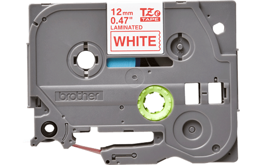 Brother Brother Labelling Tape Cassette – Red on White, 12mm wide | TZe-232 - Computers & Tech - Lebanon