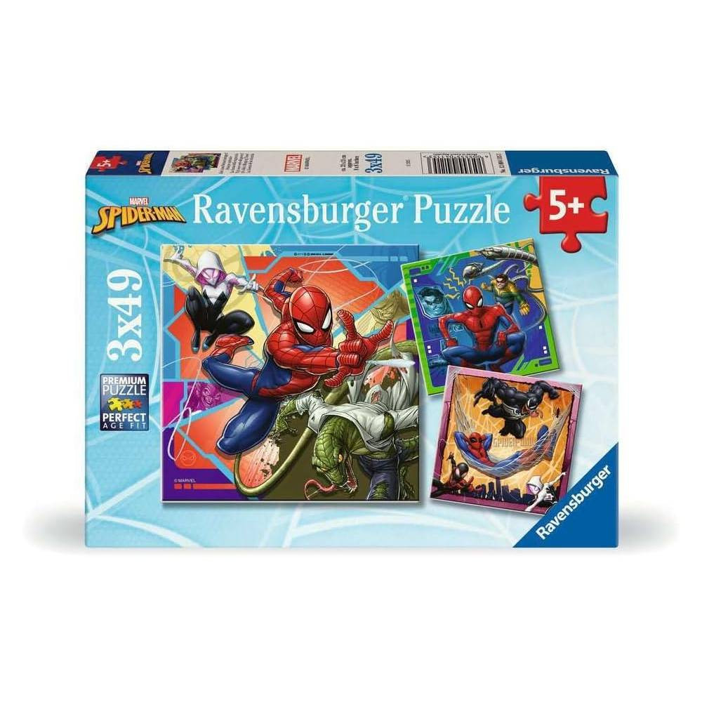 Ravensburger Ravensburger Marvel Spider-Man 3x49 Pieces Jigsaw Puzzle Set | RV12004115 - Toys & Games - Lebanon