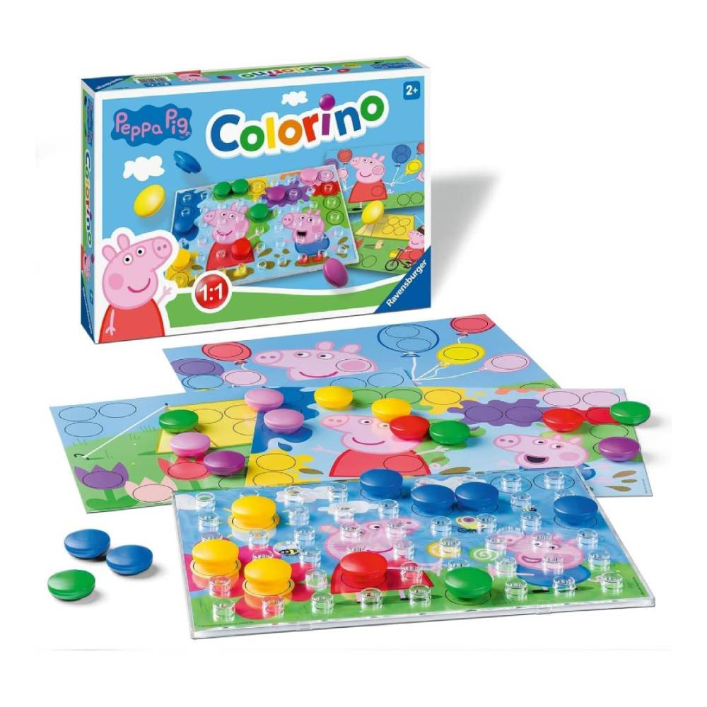 Ravensburger Ravensburger Peppa Pig Colorino Matching Game EN/F | RV20892-0 - Toys & Games - Lebanon
