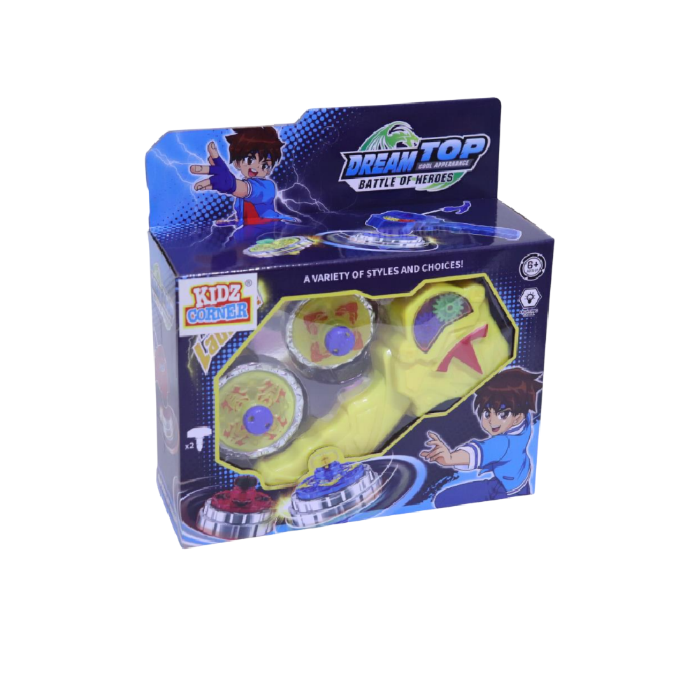 Battle Spinning Top Set – Launcher & Arena Combat Toy (2 Tops) | 62876-4 - Toys & Games - Lebanon