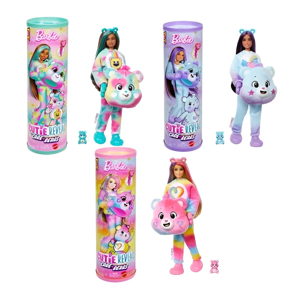 Barbie Barbie Cutie Reveal Care Bears Share Bear Doll | MTBBJFV59 - Toys & Games - Lebanon