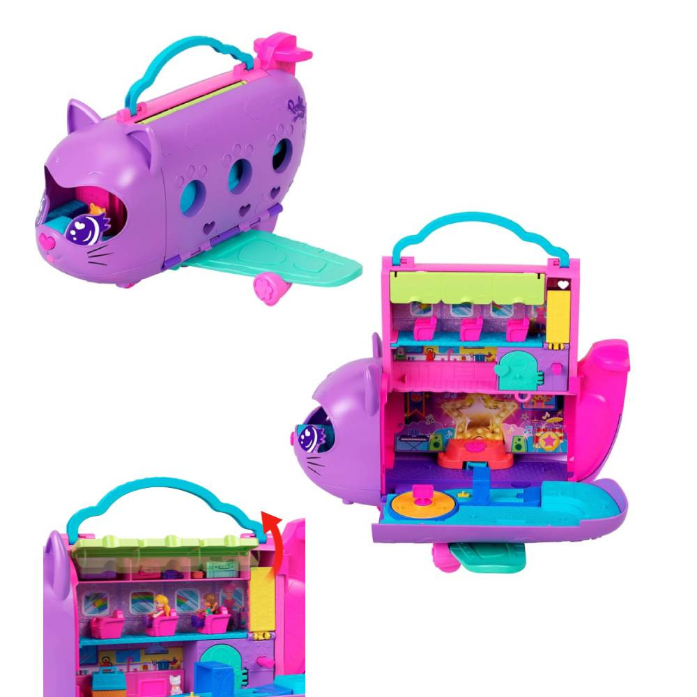 Polly Pocket Polly Pocket Kitty Airways Plane Playset | MTPPHWP19 - Toys & Games - Lebanon