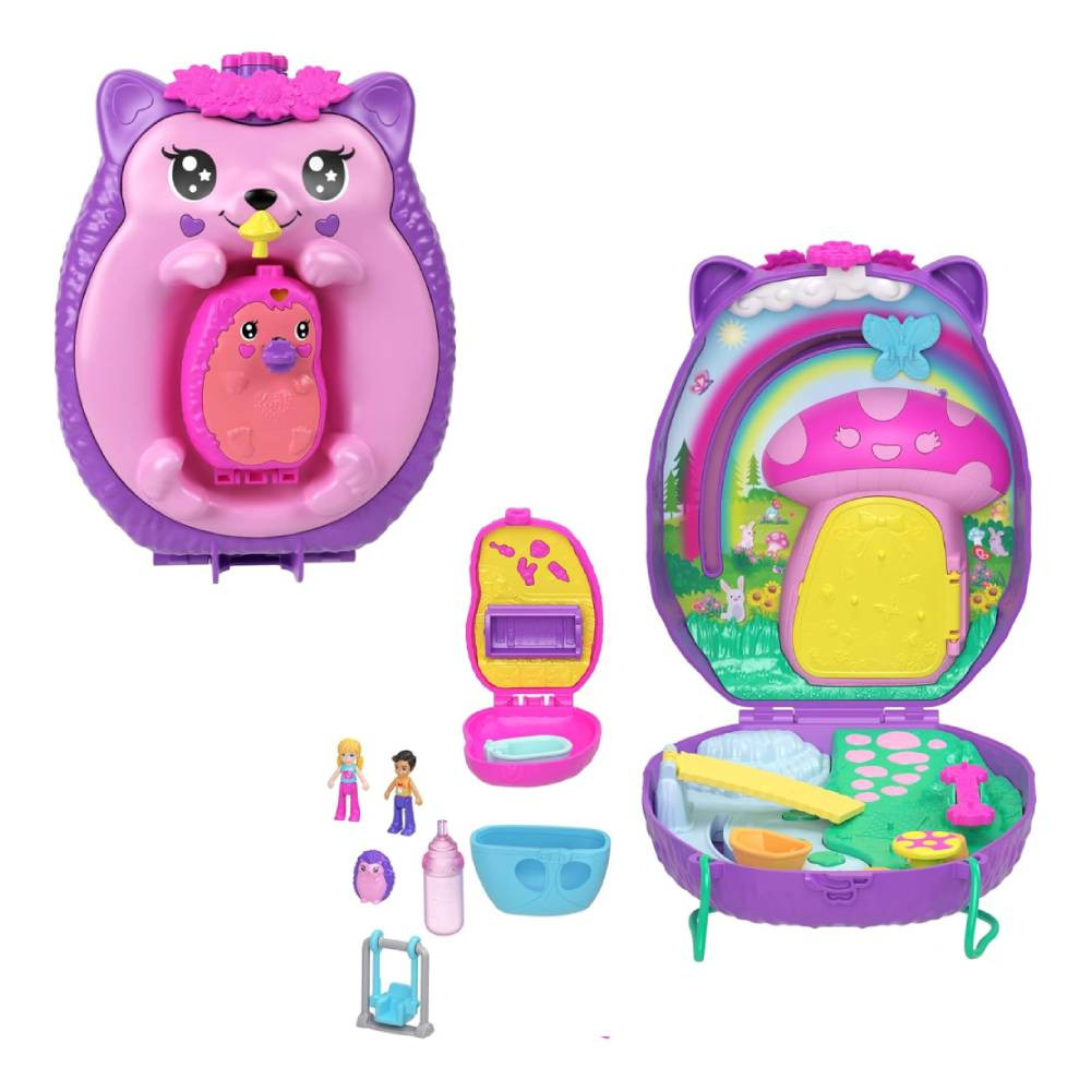 Polly Pocket Polly Pocket Large Hedgehog Mama & Baby Playset | MTPPJBJ91 - Toys & Games - Lebanon