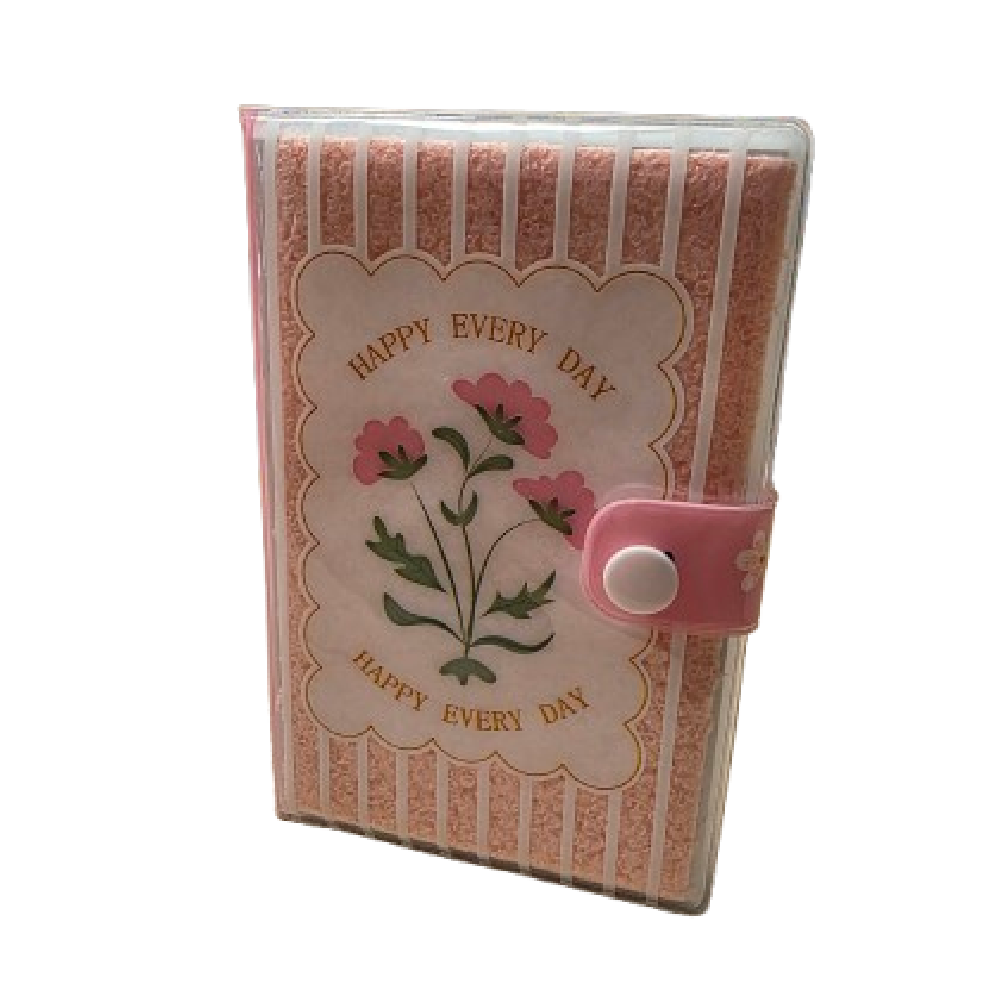 Notebook - Happy Everyday - 14.5x9cm - Pink | D342 - Computers & Tech - Lebanon