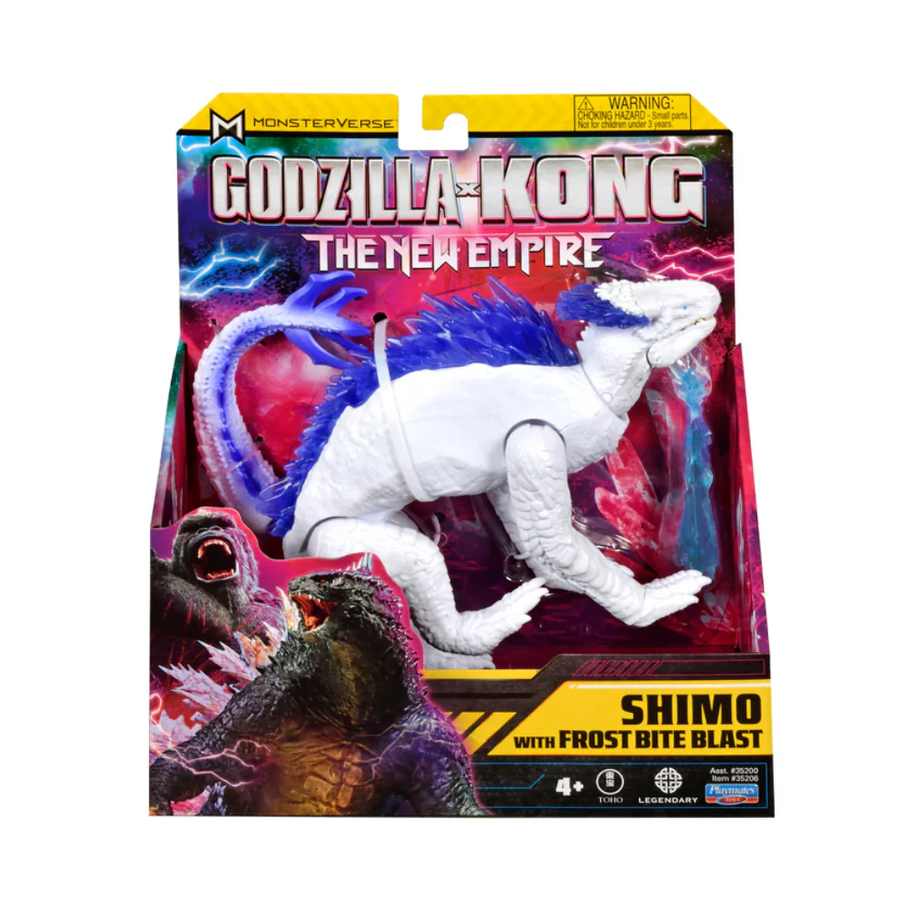Playmates Toys Godzilla x Kong The New Empire Monster Figure (White Dragon Creature) | AL524 - Toys & Games - Lebanon