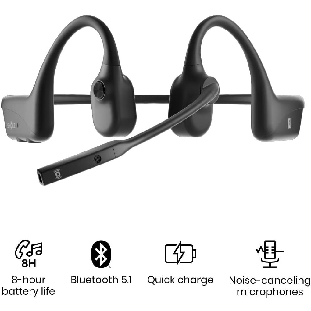 Shokz OpenComm UC Bone Conduction Headset - Black - Computers & Tech - Lebanon
