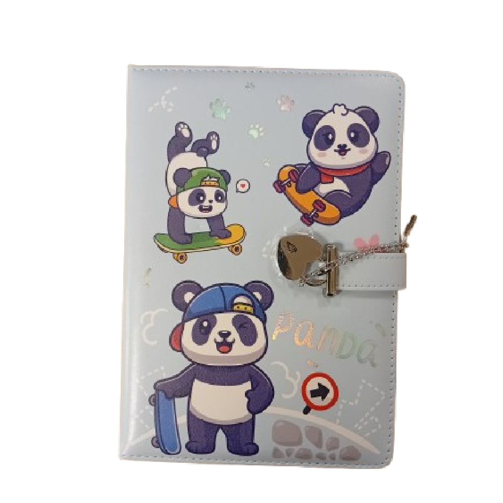 Notebook - 21x14.5cm - Panda Blue | D334 - Computers & Tech - Lebanon