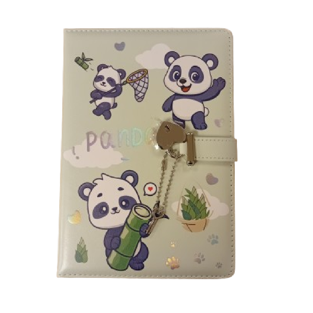 Notebook - 21x14.5cm - Panda Green | D334 - Computers & Tech - Lebanon