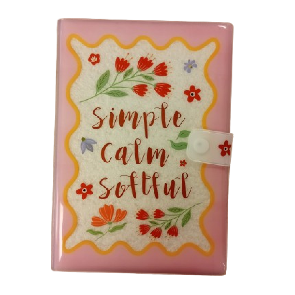 Notebook - Simple Calm Softful - 14.5x9cm | D342 - Computers & Tech - Lebanon
