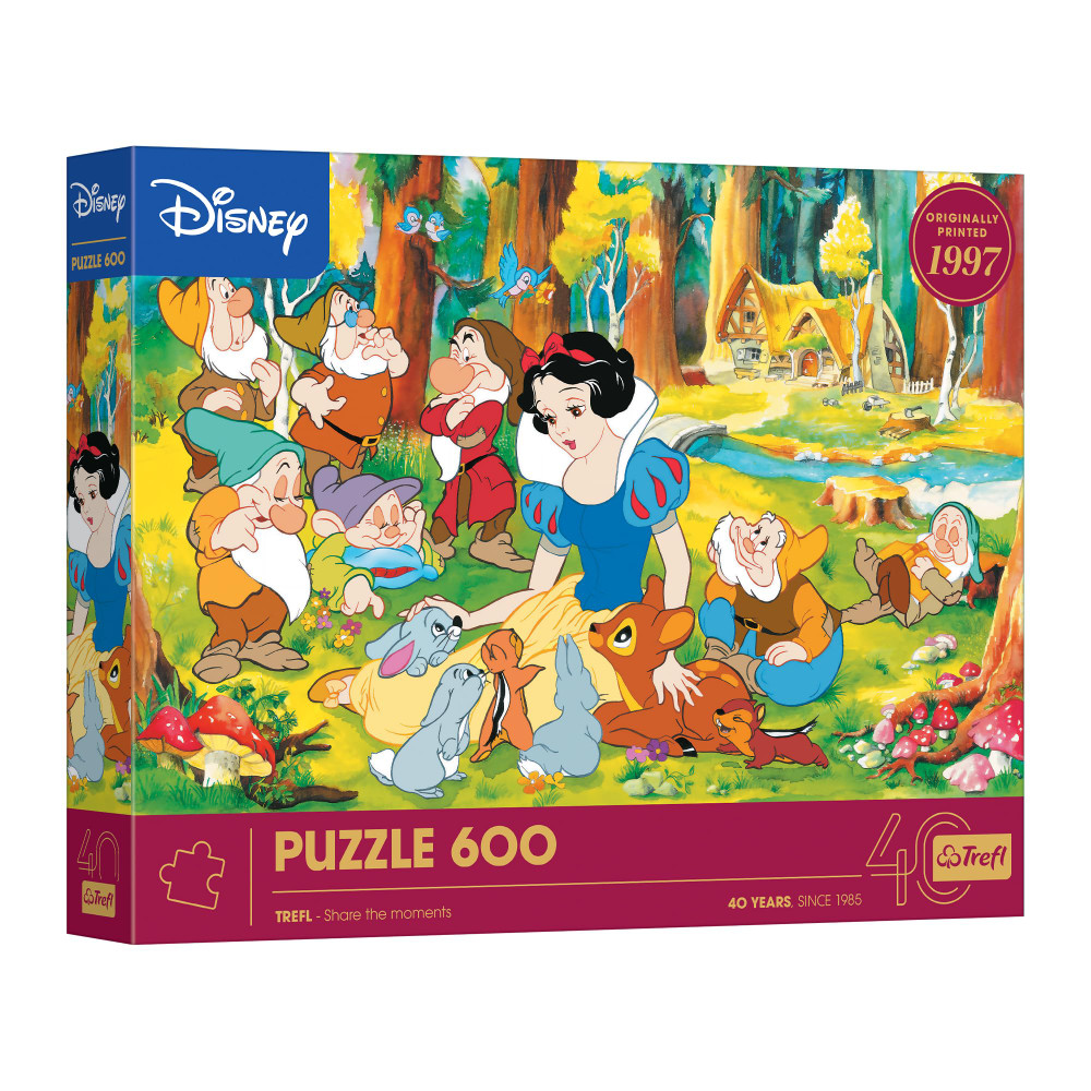 Trefl Trefl 600-Piece 40th Anniversary Snow White Puzzle | 37603 - Toys & Games - Lebanon