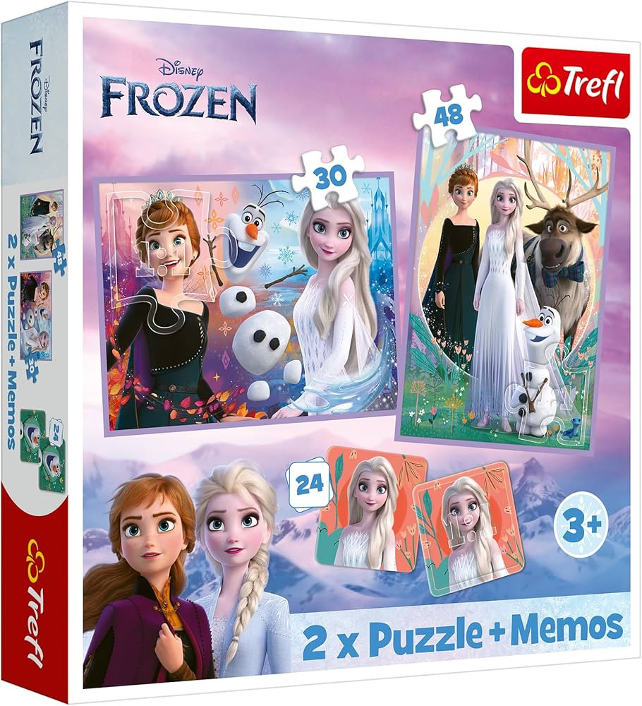 Trefl Trefl 2-in-1 Puzzle + Memos Princesses in Their Land | 93335 - Toys & Games - Lebanon