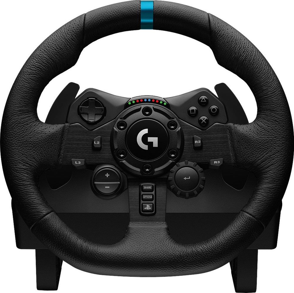 Logitech LOGITECH G923 TRUEFORCE SIM RACING WHEEL FOR PLAYSTATION 4/PLAYSTATION 5 & PC | 941-000150 - Gaming - Lebanon