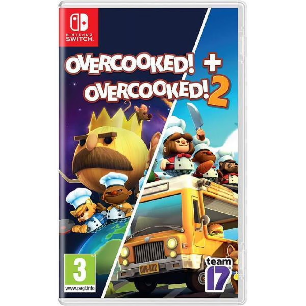 Nintendo Overcooked! + Overcooked! 2 - Nintendo Switch - Gaming - Lebanon