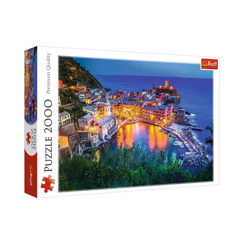 Trefl Trefl 2000 Pcs Puzzle - Vernazza at Dusk | 27086 - Toys & Games - Lebanon