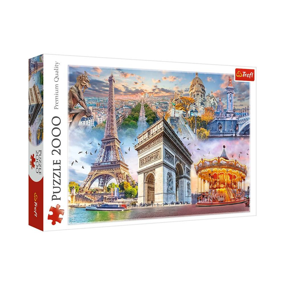 Trefl Trefl 2000 Pcs Puzzle - Weekend in Paris | 27125 - Toys & Games - Lebanon