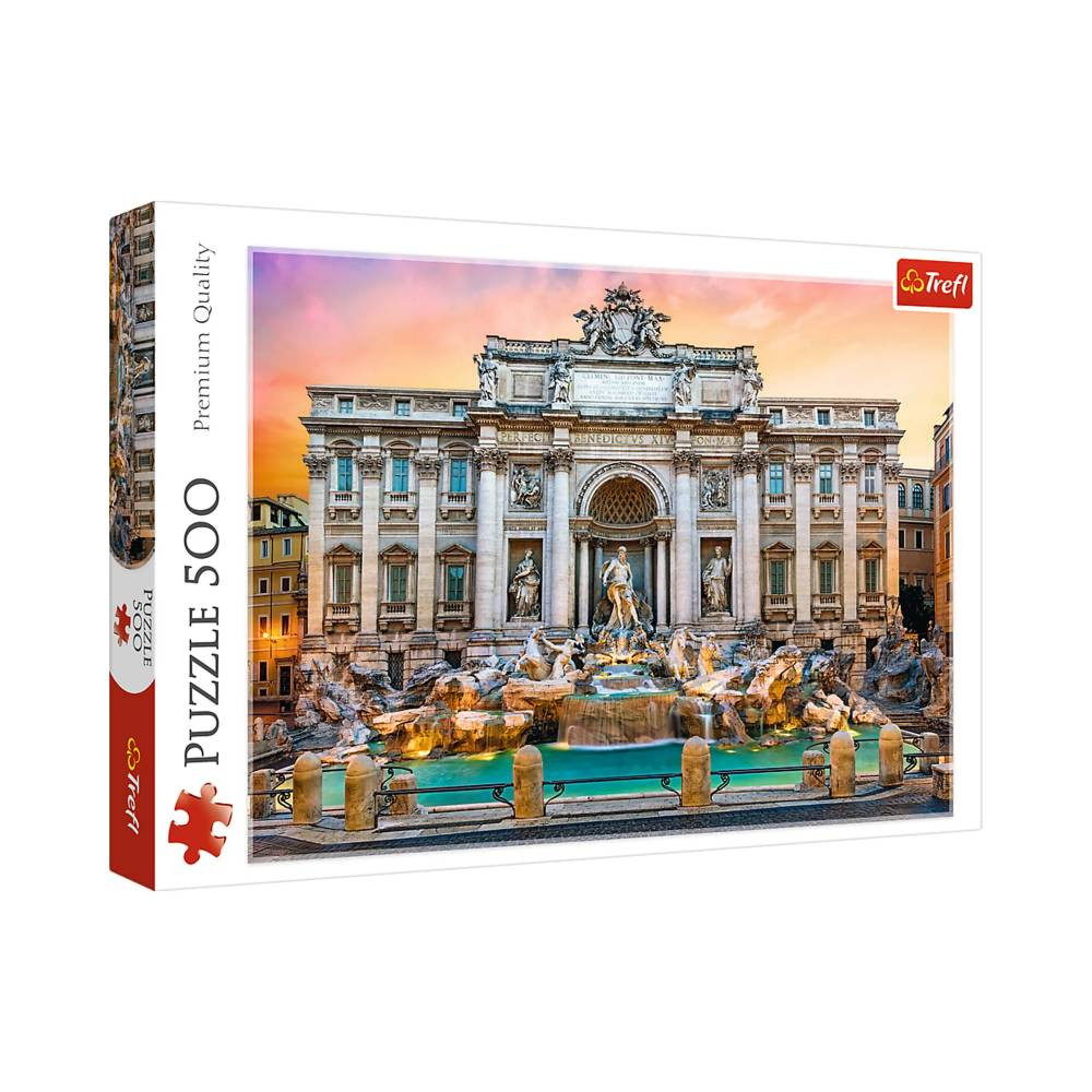 Trefl Trefl 500 Pcs Puzzle - Fontana di Trevi, Rome | 37292 - Toys & Games - Lebanon