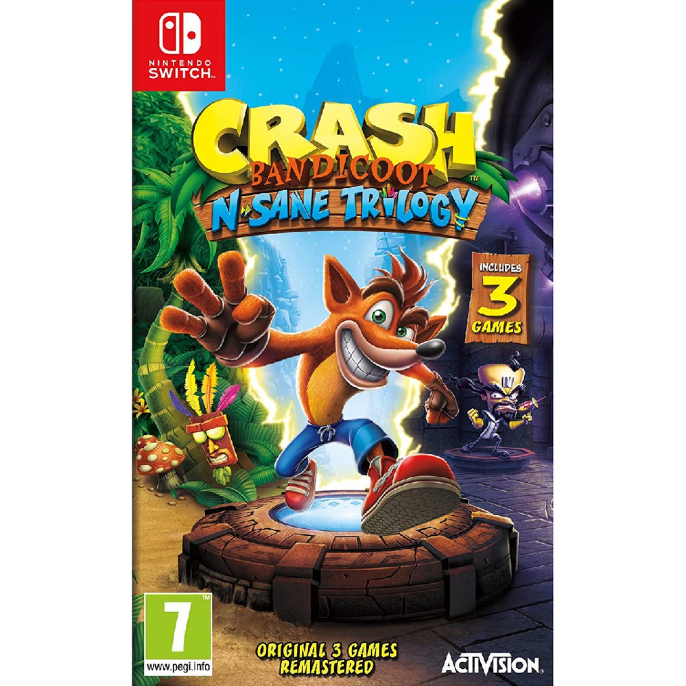 Nintendo Crash Bandicoot N. Sane Trilogy - Nintendo Switch - Gaming - Lebanon
